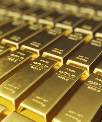 Ράβδοι χρυσού κοντινό