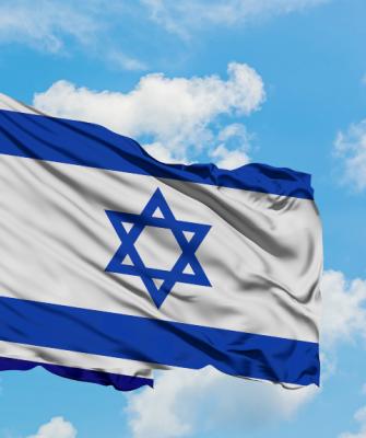 Greek flag-Israeli flag-synergasia-presvis