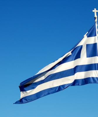 Ellada, Greece, Simai, Flag
