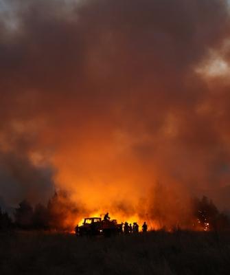 Wildfire in Varibobi, Attica on August 3, 2021. Πυρκαγιά στην Βαρυμπόμπη Αττικής, 3 Αυγούστου 2021
