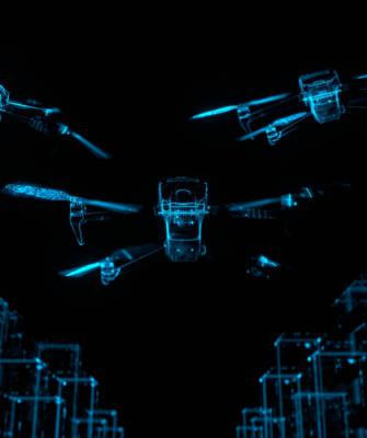 Ψηφιακά drones στην άμυνα και καινοτομία Σμήνος μη επανδρωμένων αεροσκαφών