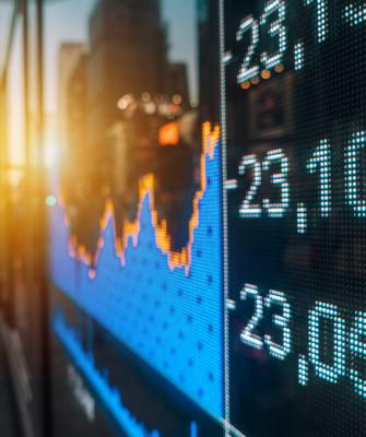 Χρηματιστήριο μετοχές οθόνη