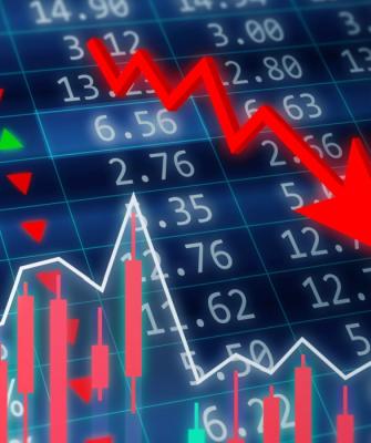 πτώση χρηματιστηρίου