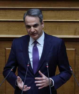 Κυριάκος Μητσοτάκης ομιλεί