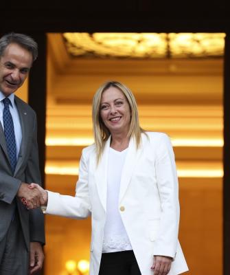 Κυριάκος Μητσοτάκης -Τζόρτζια Μελόνι