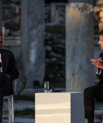 Μητσοτάκης. Μακρόν