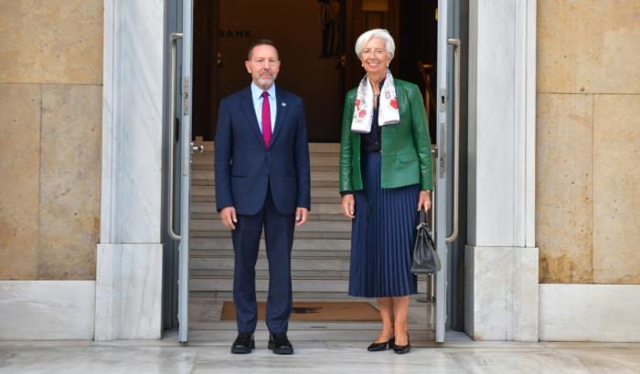 Giannis Stournaras, Christine Lagarde, EKT, ECB, TtE