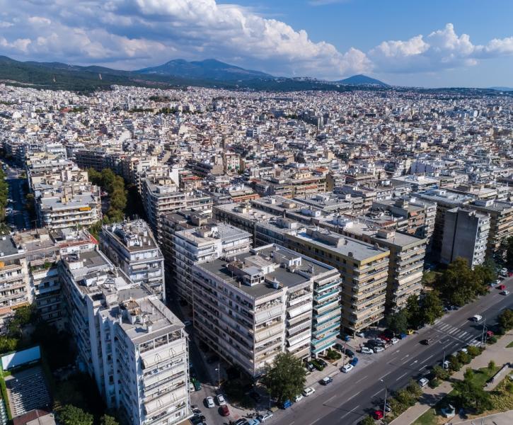 Θεσσαλονίκη πολυκατοικίες άποψη