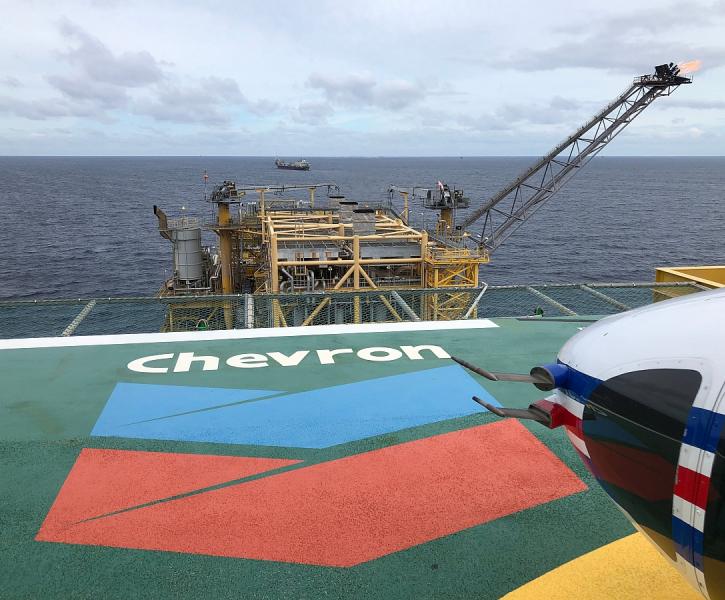 Chevron πλατφόρμα πετρελαίου