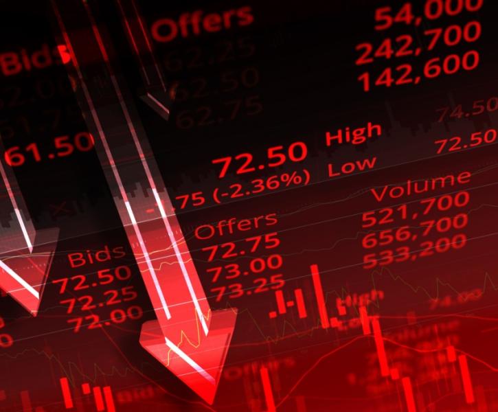 Ραγδαία πτώση στις αγορές και τα κρυπτονομίσματα Χρηματιστηριακή πτώση μετοχών