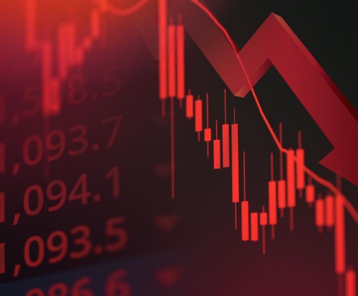 πτώση χρηματιστηρίου