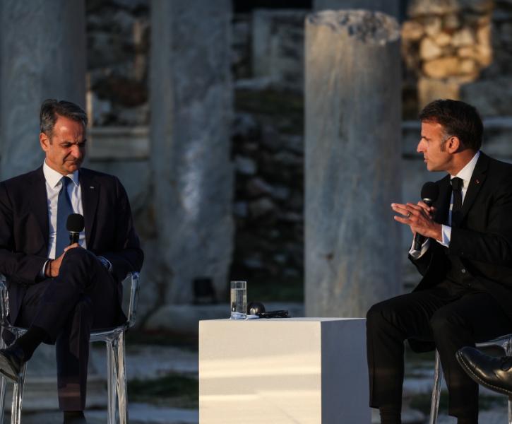 Μητσοτάκης. Μακρόν