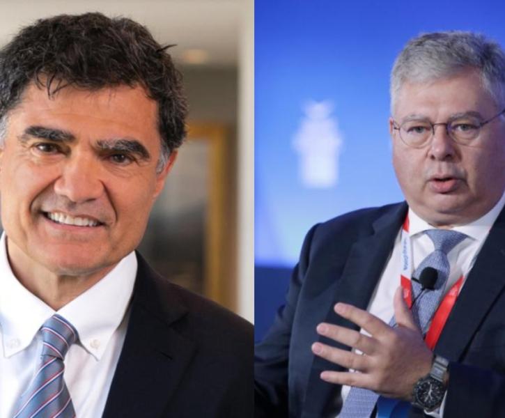 Γιάννης Βαρδινογιάννης και Ανδρέας Σιάμισιης 