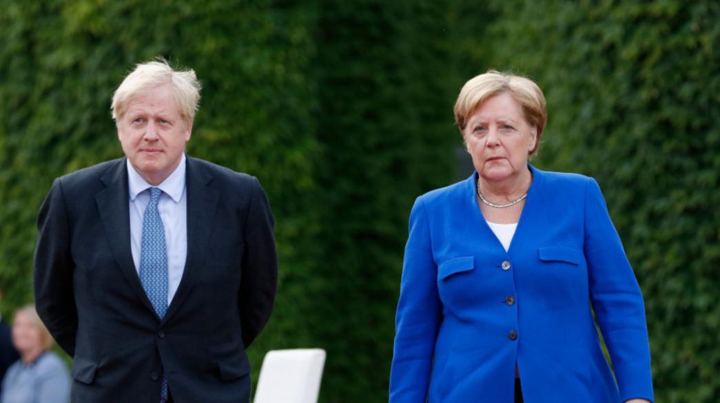 Boris Johnson-Angela Merkel