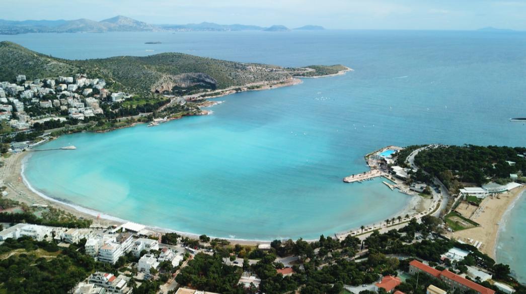 Παραλία Βουλιαγμένης πανοραμικά