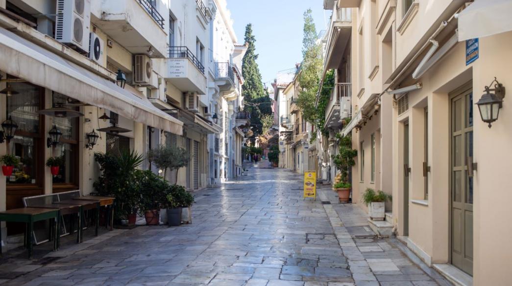 Athina, Athens, Koronoios, Lockdown