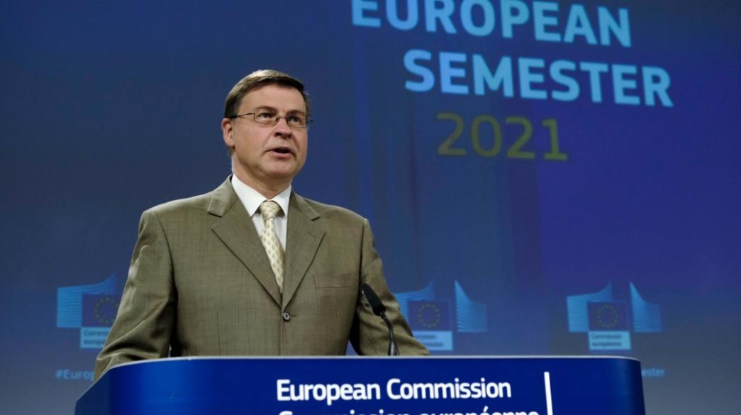 Valdis Dombrovskis, Komision