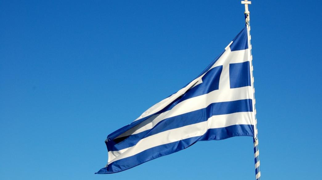 Ellada, Greece, Simai, Flag