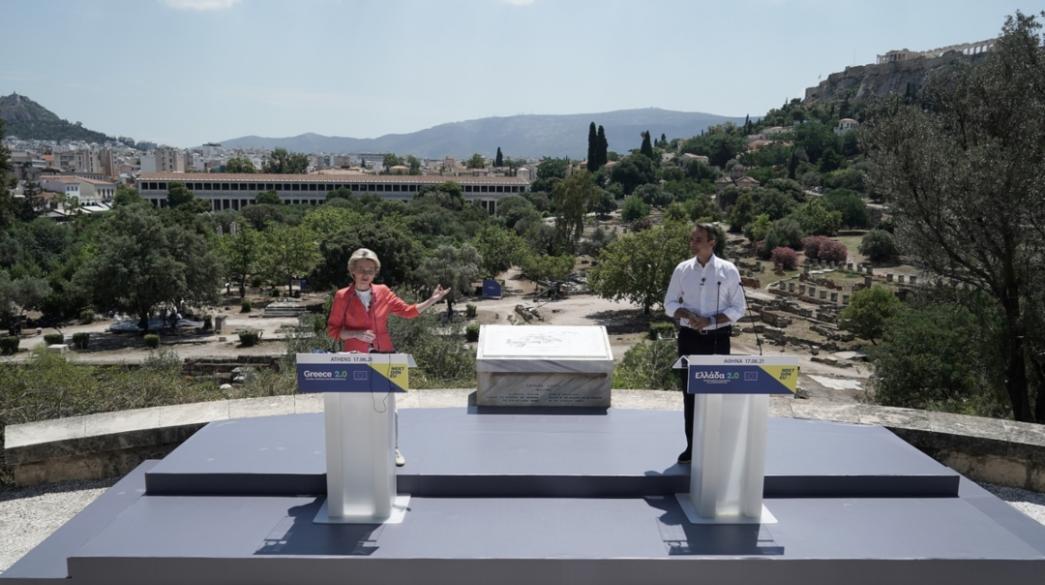 Kyriakos Mitsotakis, Ursula von der Leyen