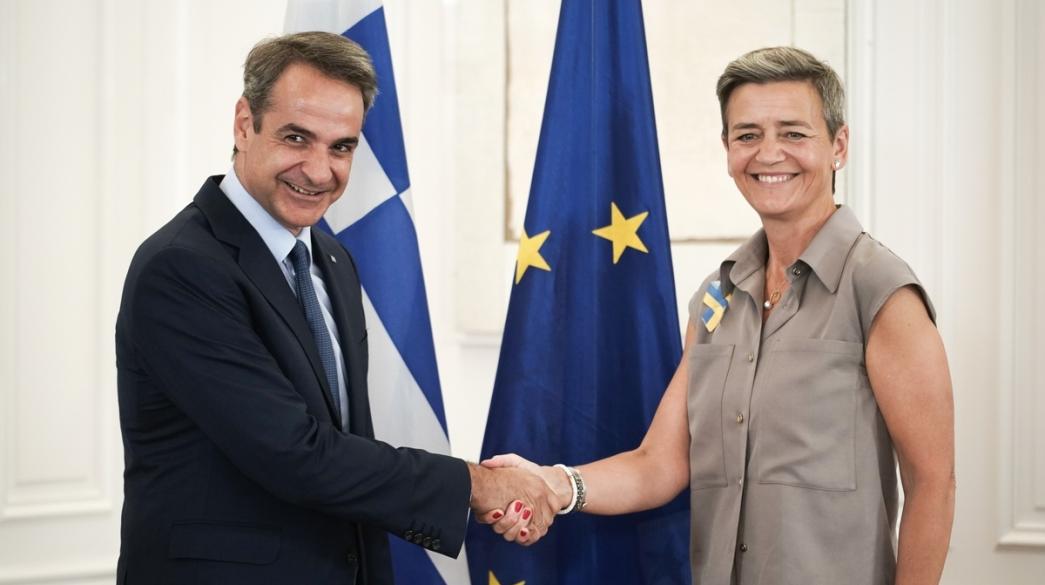 Mitsotakis Kyriakos- Vestager-Margrete