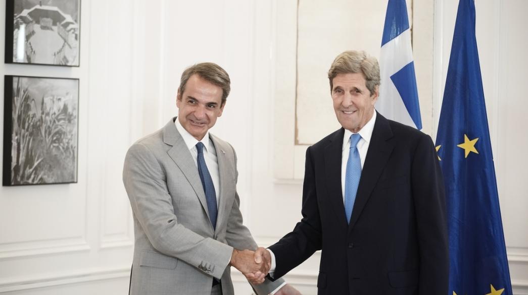 Mitsotakis-John Kerry