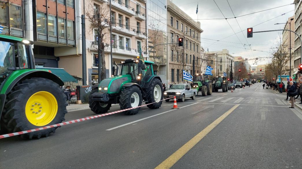 Τρακτέρ στο Σύνταγμα