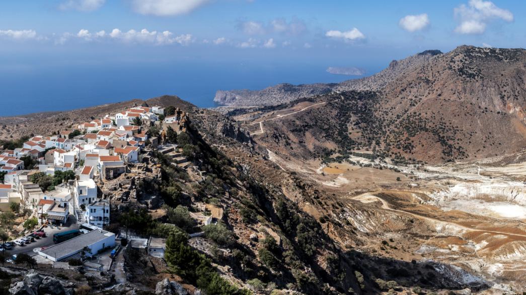 Πανοραμικό τοπίο Νισύρου Δωδεκάνησα