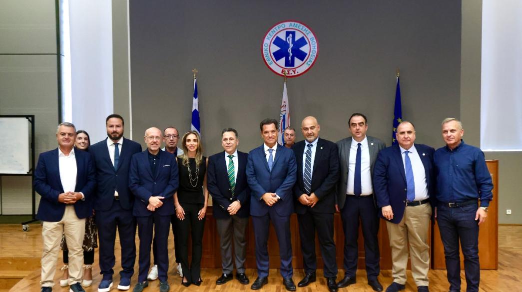 Γεωργιάδης: ΕΚΑΒ με χρόνο απόκρισης 12’ και έργα-ορόσημα στη Θεσσαλονίκη Υπουργείο Υγείας και ΕΚΑΒ