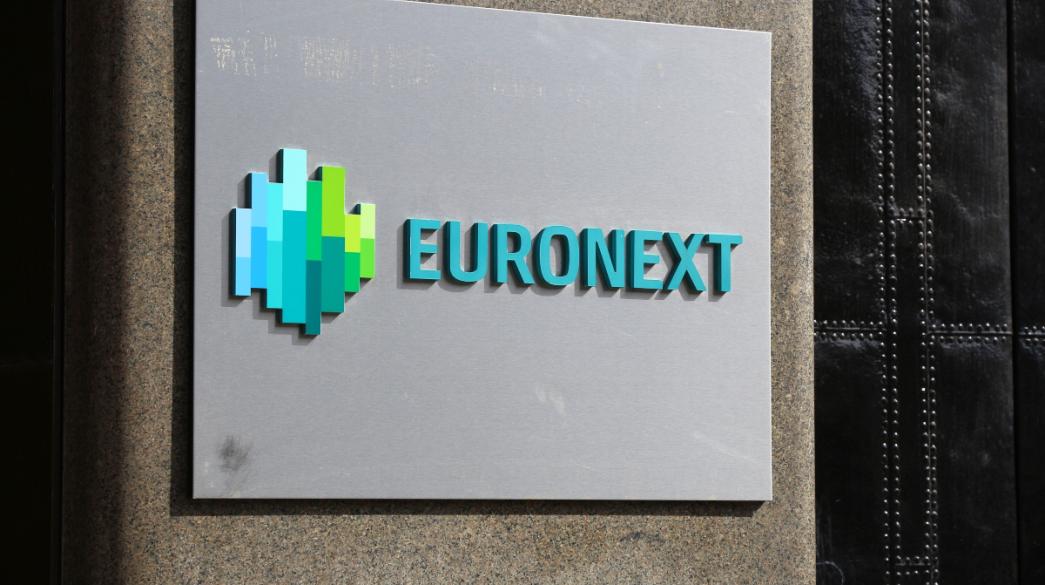 Λογότυπο Euronext τοίχου