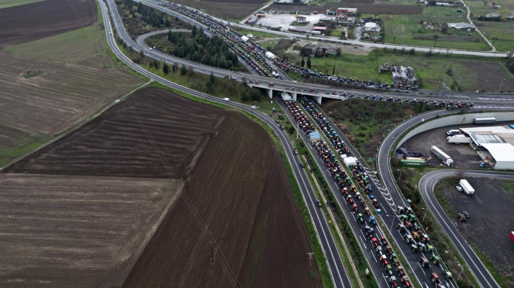 Εθνική Οδός, Τρακτέρ, διαμαρτυρίες