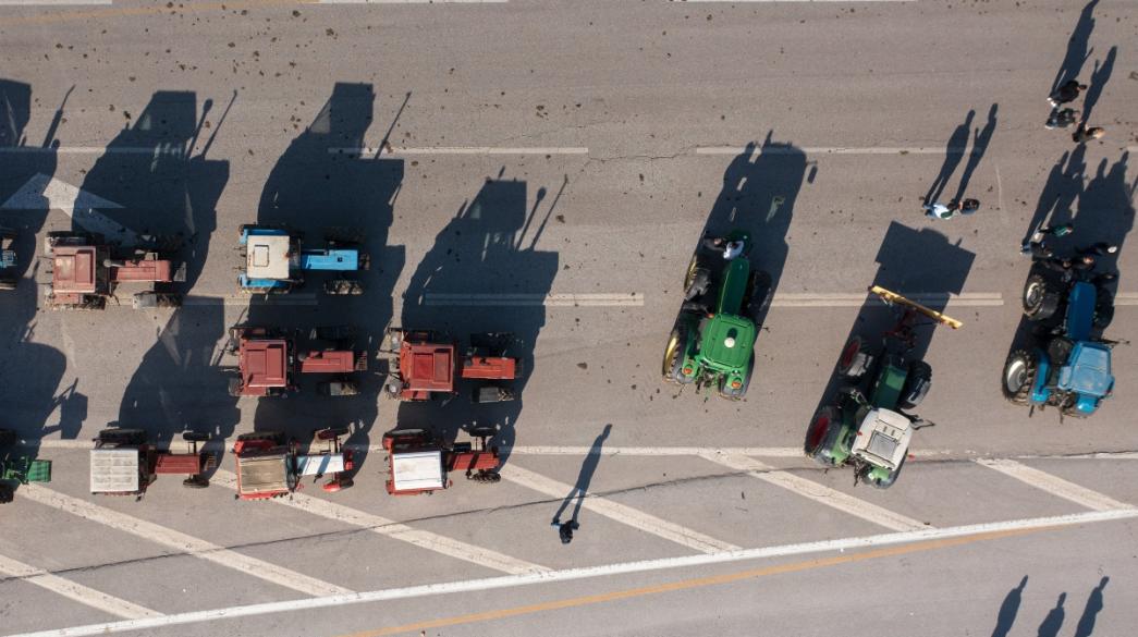 Αγροτική διαμαρτυρία οχημάτων