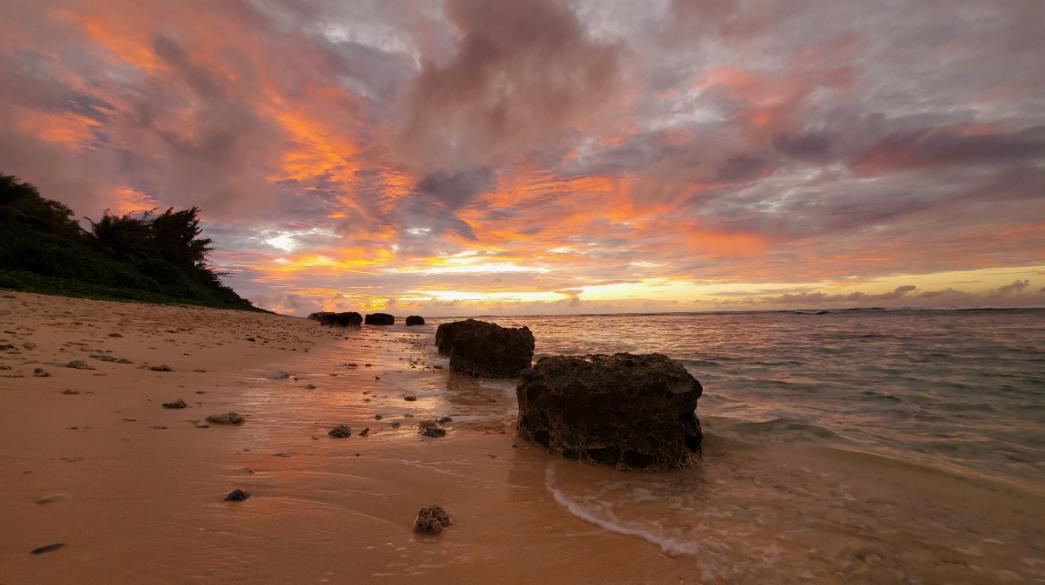 Saipan, παραλία, ηλιοβασίλεμα