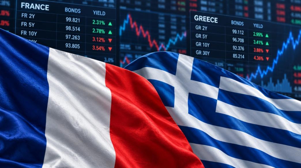 τιμές ομολόγων Γαλλία Ελλάδα