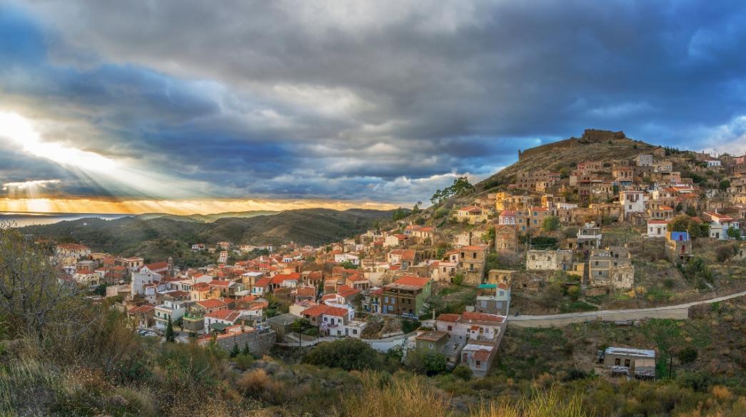 Βολισσός Χίος πανοραμική