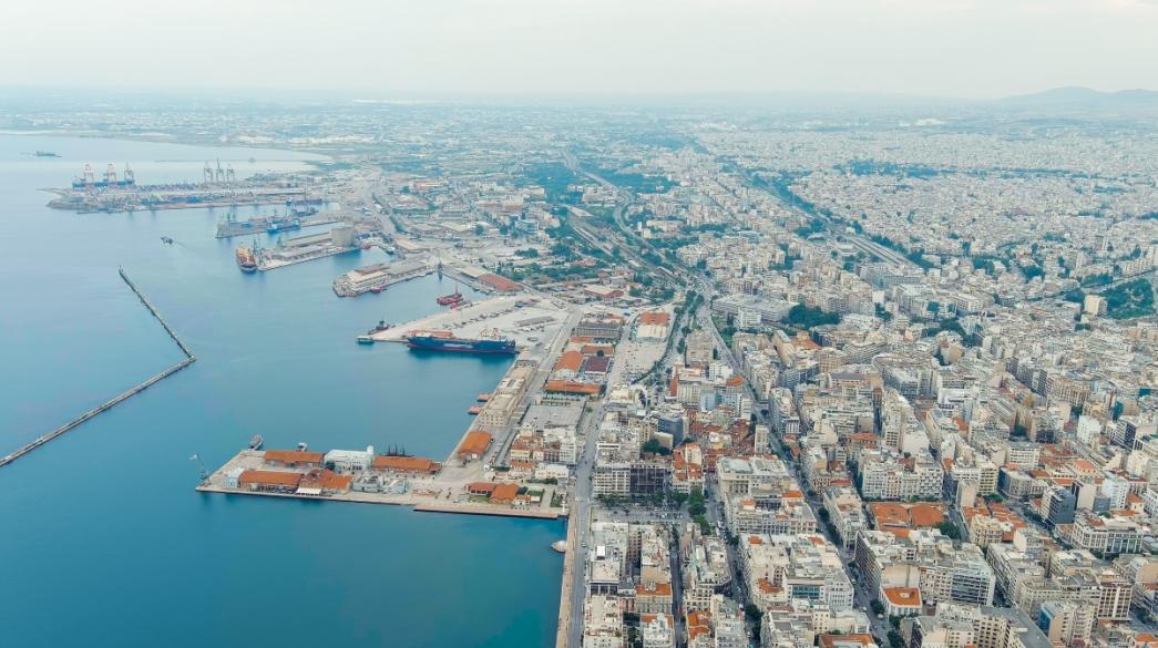 λιμάνι Θεσσαλονίκης αεροφωτογραφία