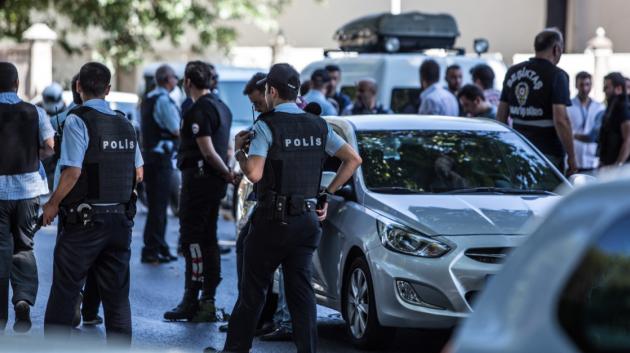 Τούρκοι αστυνομικοί σκηνή