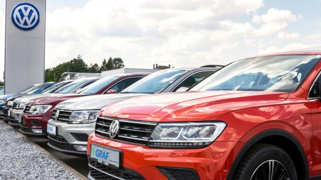 Αυτοκίνητα Volkswagen έκθεσης