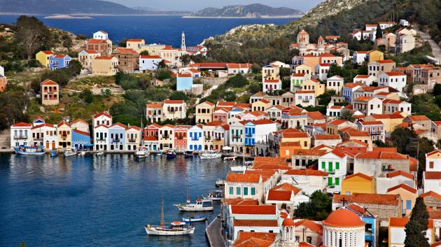 Καστελόριζο λιμάνι σπίτια