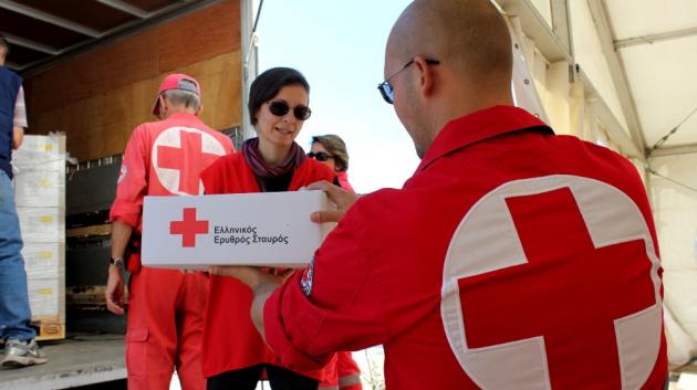 Ερυθρός Σταυρός δράση