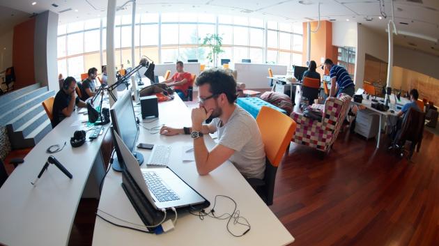 Startup γραφείο εργαζόμενοι