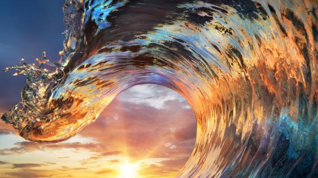 Κυματισμός θαλασσινού νερού