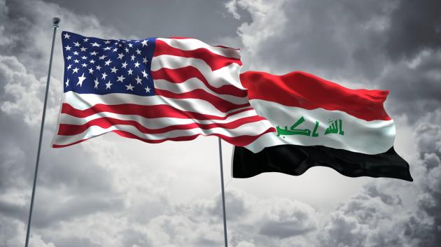 Σημαίες ΗΠΑ και Ιράκ