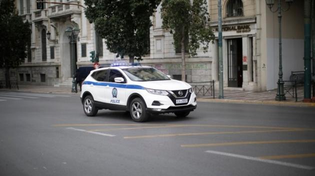 περιπολικό αστυνομίας δρόμος