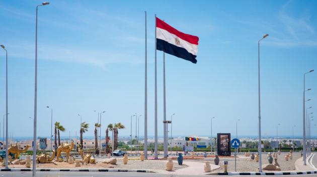 Σημαία Αιγύπτου αεροδρόμιο