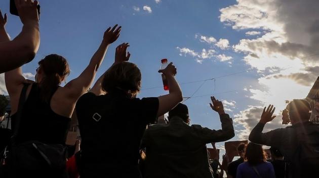 Διαδήλωση σε αμερικανική πόλη