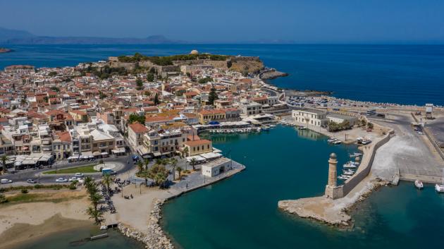 πανοραμική Ρεθύμνου λιμάνι