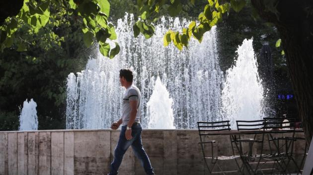 Σιντριβάνι στο κέντρο Αθήνας