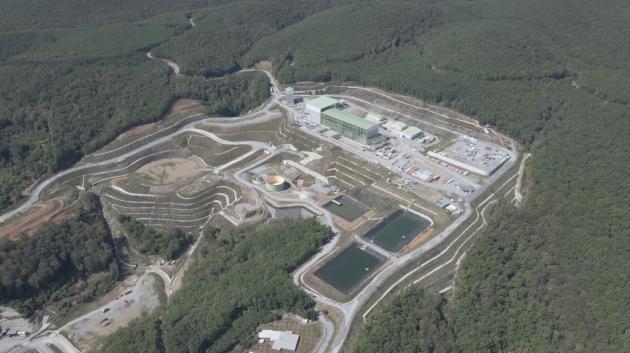 Εγκαταστάσεις Σκουριών αεροφωτογραφία