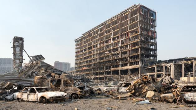 Κατεστραμμένο κτίριο πολέμου