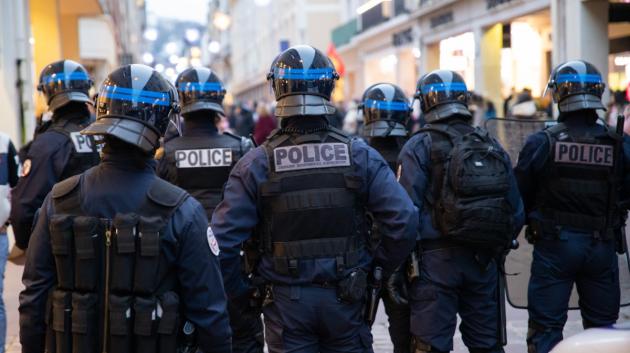 Γαλλική αστυνομία δρόμος